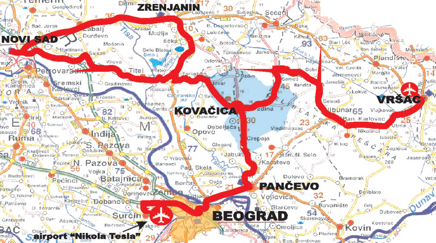 mapa banata Kako do nas   Stovarište gradjevinskog materijala Unitrgovina mapa banata